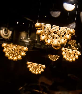 Royal jewels of the Lord of Sipan in the Royal Tombs Museum